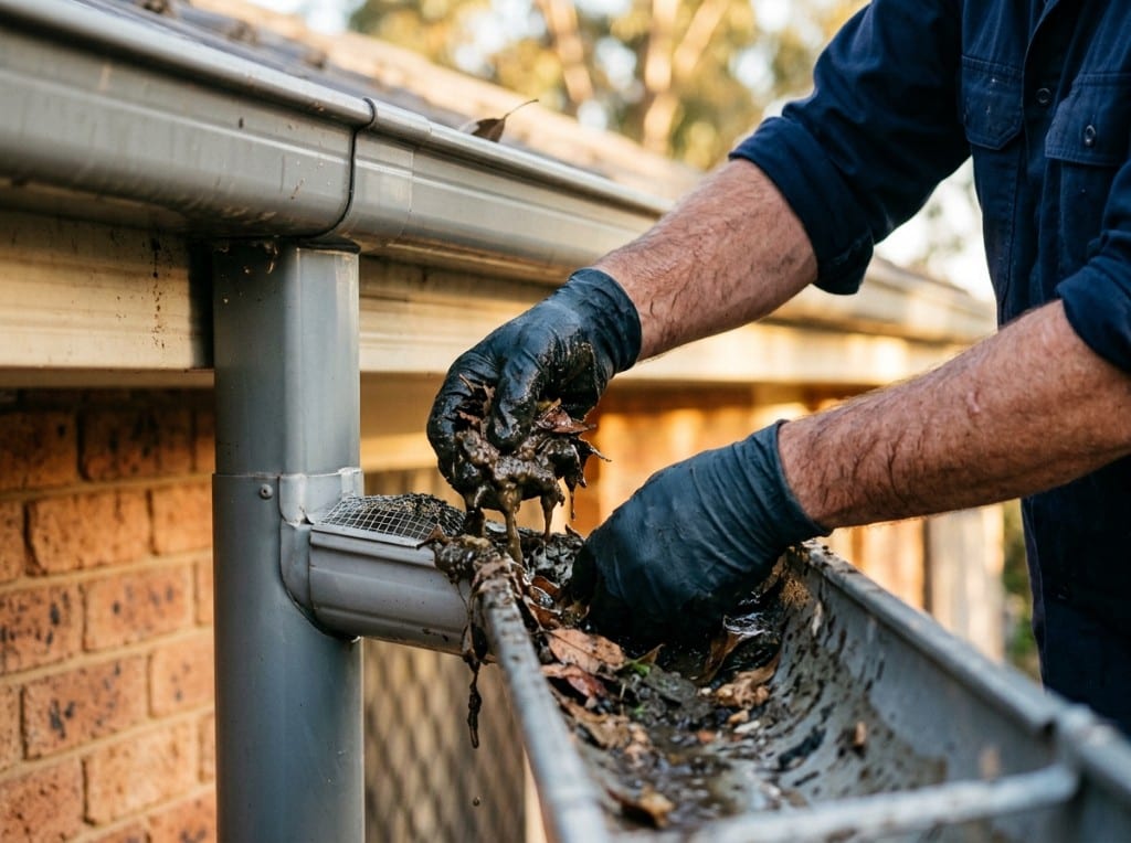 Gutter cleaning service
